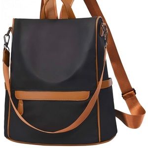 Charmore Black and Brown Large Backpack